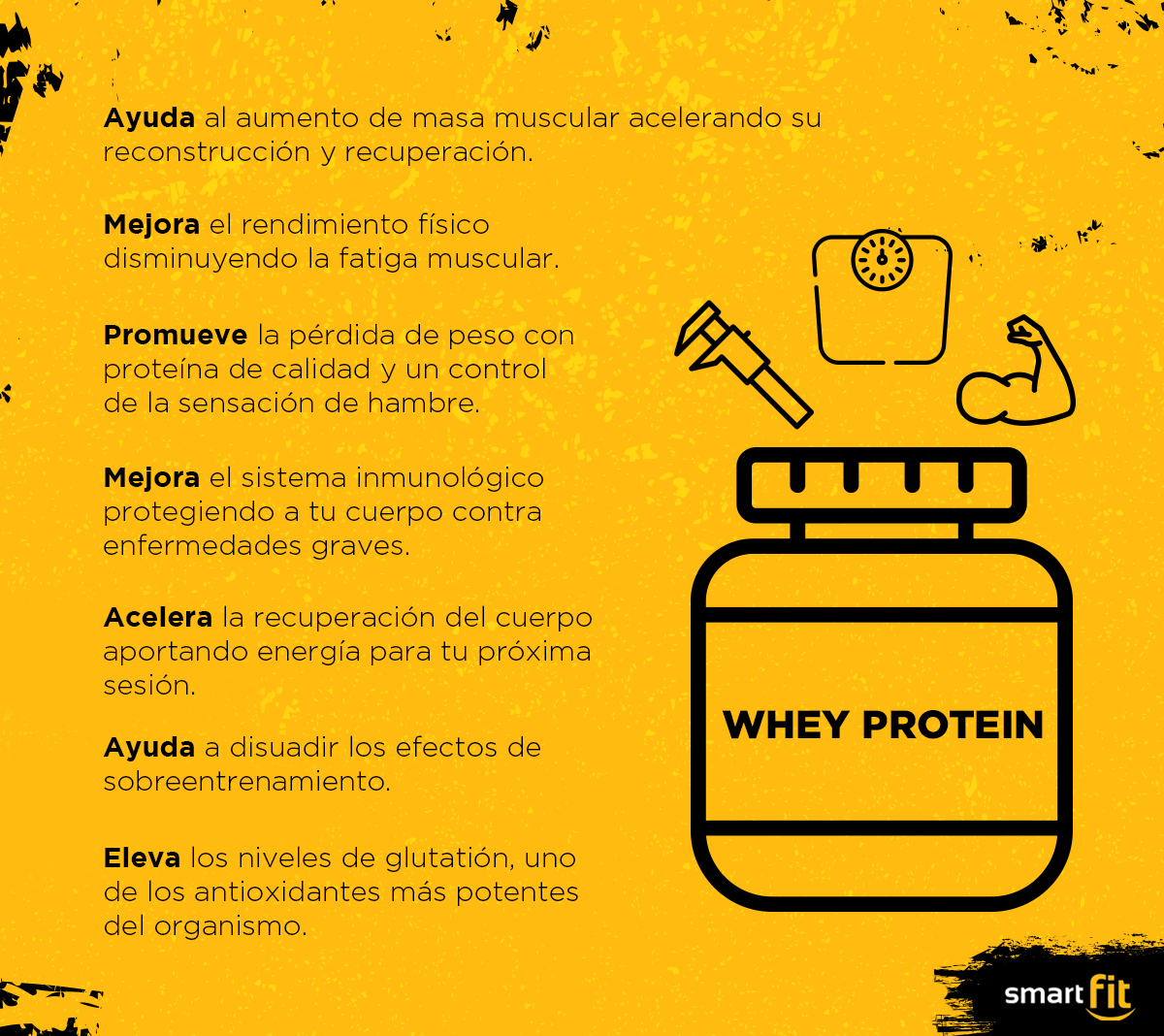 Proteína en polvo con leche